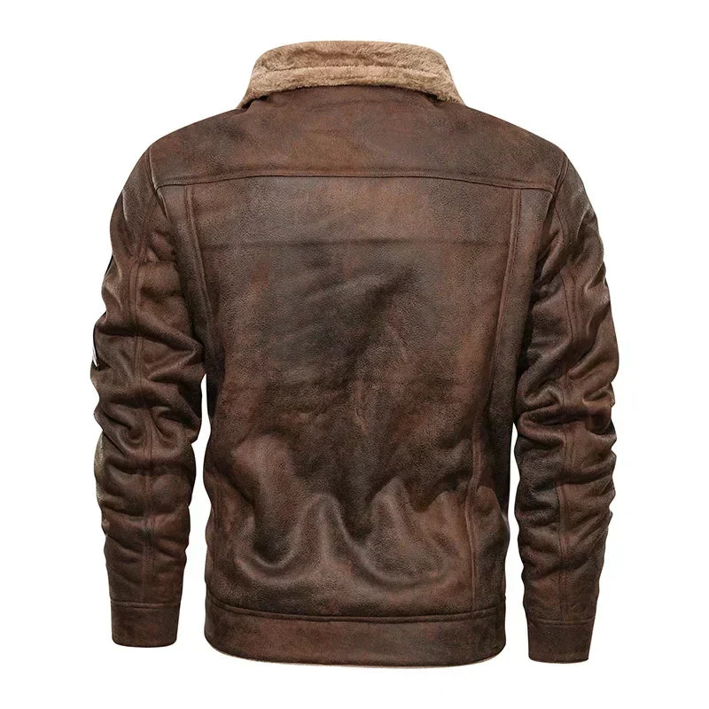 Stefan | Herren Winter-Bomberjacke mit Futter aus Fleece