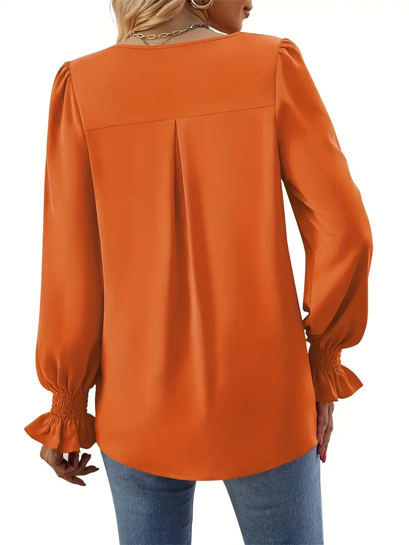 Karin | Stilvolle und Bequeme Herbstbluse
