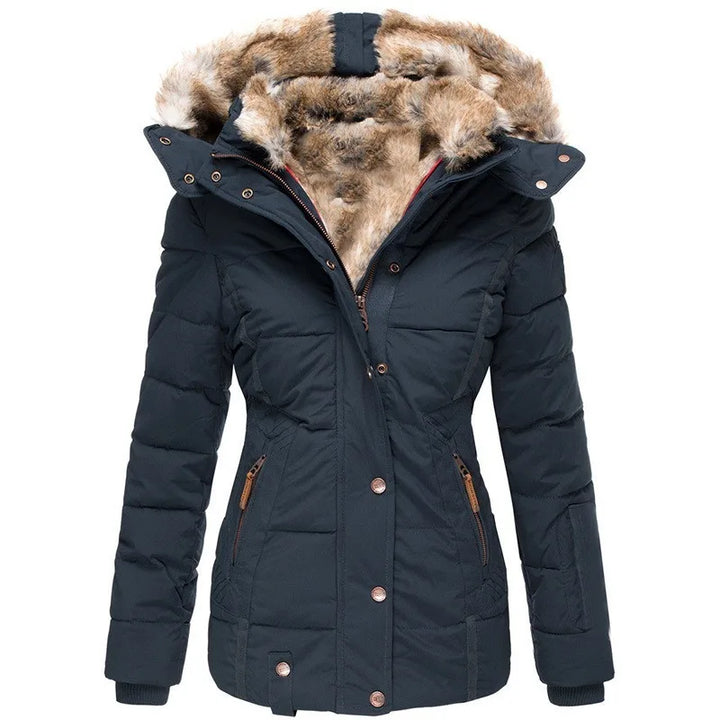 Frieda | Kuschelige Winterjacke mit Fellfutter