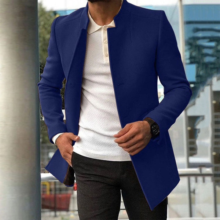 Zacharias | Stylischer Slim-Fit-Mantel Für Männer