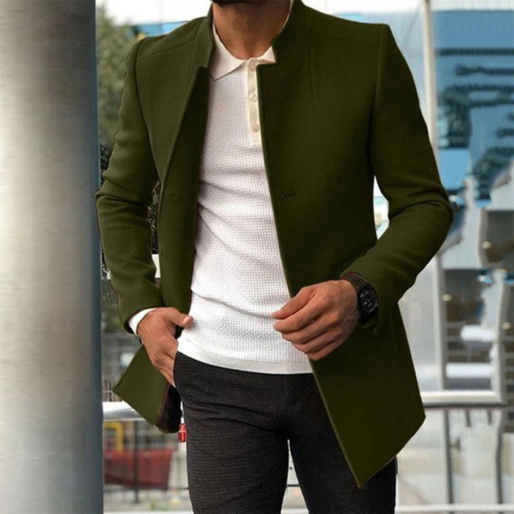 Zacharias | Stylischer Slim-Fit-Mantel Für Männer