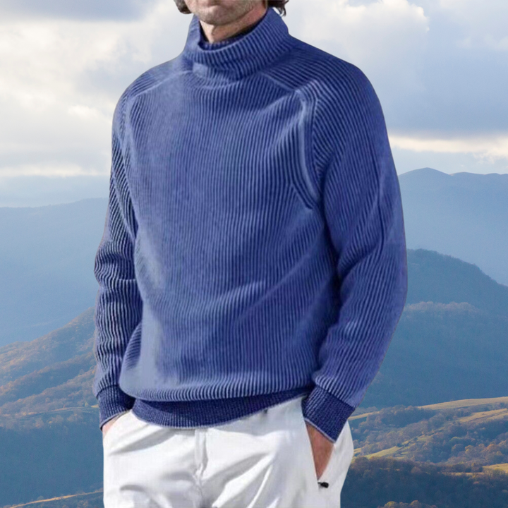 Wilhelm | Bequemer Gerippter Pullover für Herren