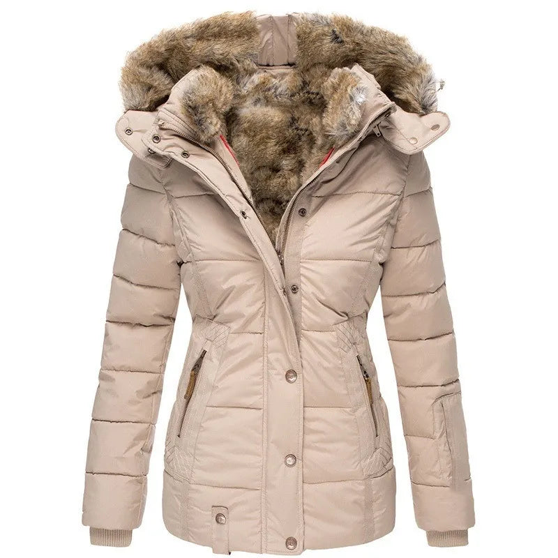 Frieda | Kuschelige Winterjacke mit Fellfutter