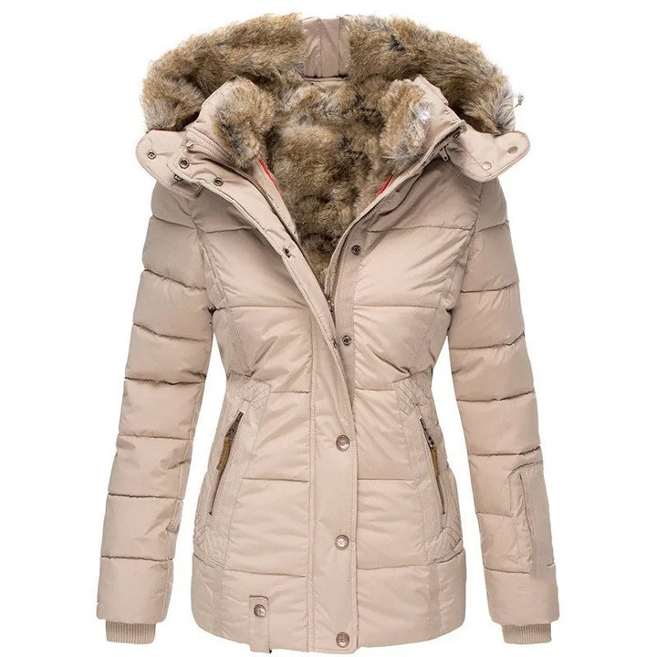 Frieda | Kuschelige Winterjacke mit Fellfutter