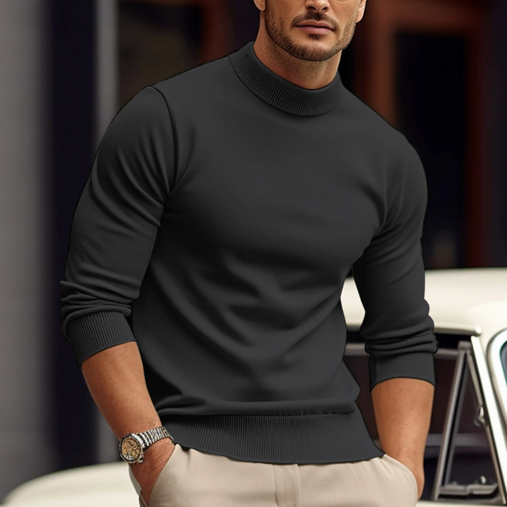 Joachim | Herren Slim Fit Stehkragen Pullover