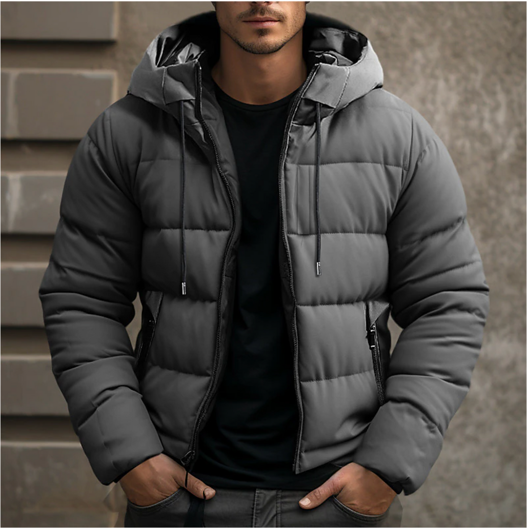 Moritz | Herren Winter-Steppjacke mit Kapuze