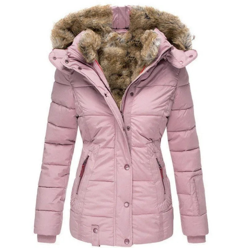 Frieda | Kuschelige Winterjacke mit Fellfutter