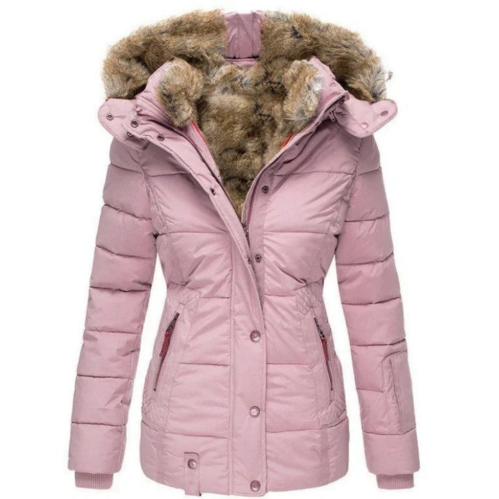 Frieda | Kuschelige Winterjacke mit Fellfutter