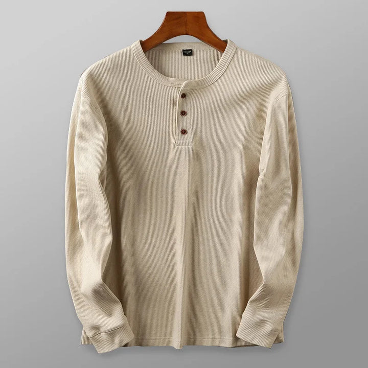 Emil | Herren Freizeit-Henleyshirt mit langen Ärmeln