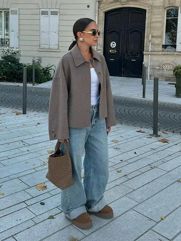 Jessica | Lässige Lockere Jacke Damen