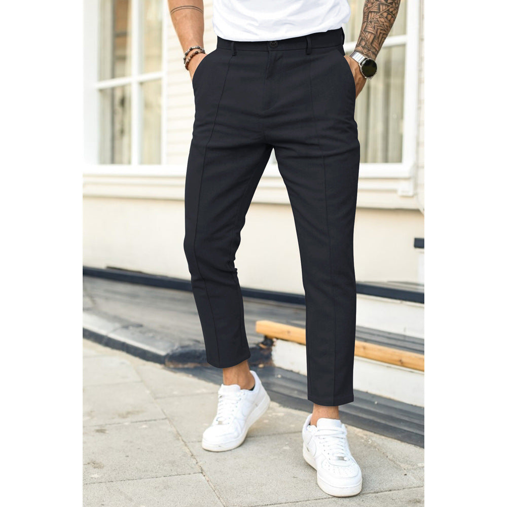 Jakob | Herren Slim Fit Knöchellange Hose