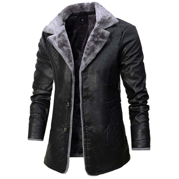 Reinhard | Herren Winter-Lederjacke mit warmem Fellfutter