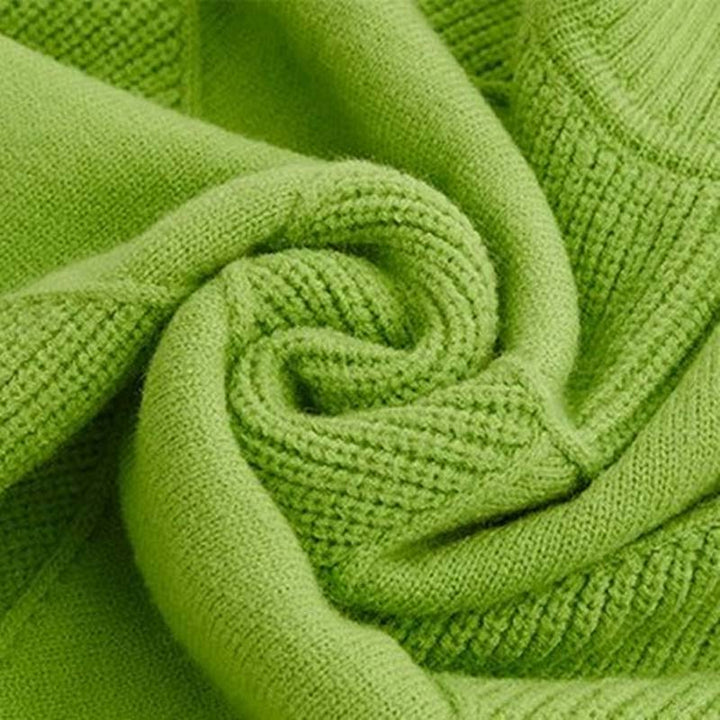 Kylie | Strukturierter Rollkragen Strickpullover