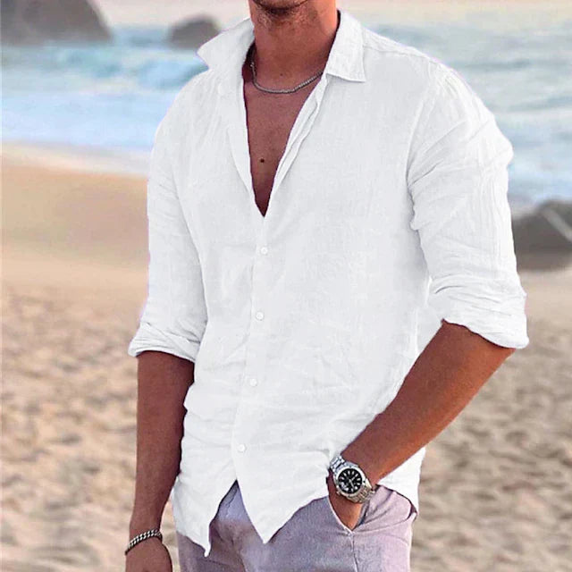 Hans | Retro Poloshirt mit Streifen für Herren