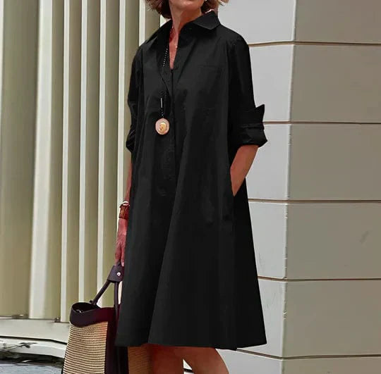 Karla | Elegantes und stilvolles Hemdkleid