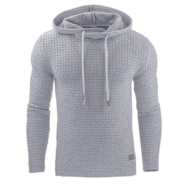 Ulf | Herren Winterpullover mit Reißverschluss und gestreiftem Strickmuster