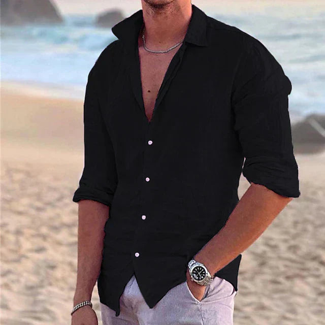 Hans | Retro Poloshirt mit Streifen für Herren