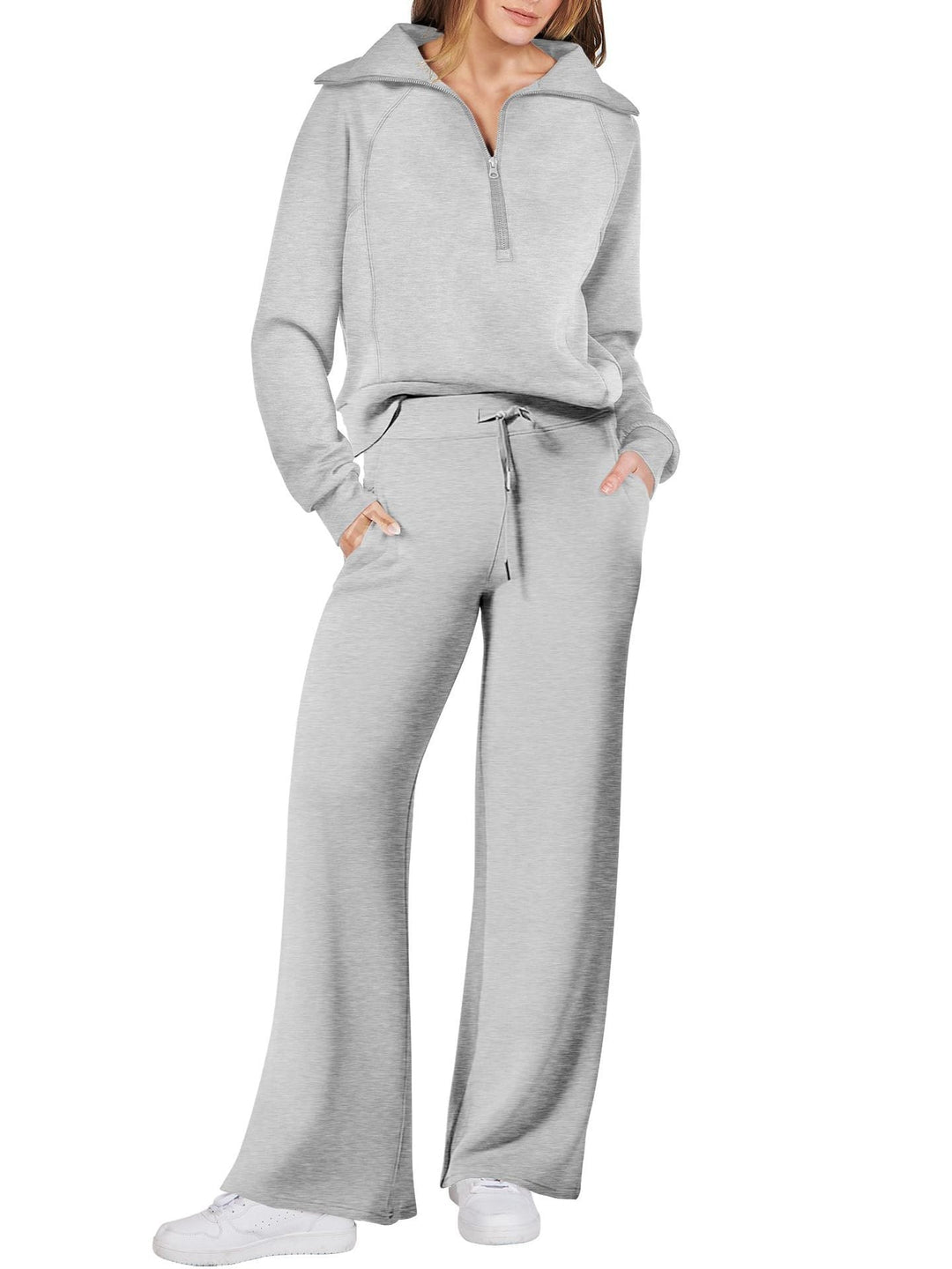 Marie | Damen Zweiteiliges Zip Loungewear Set