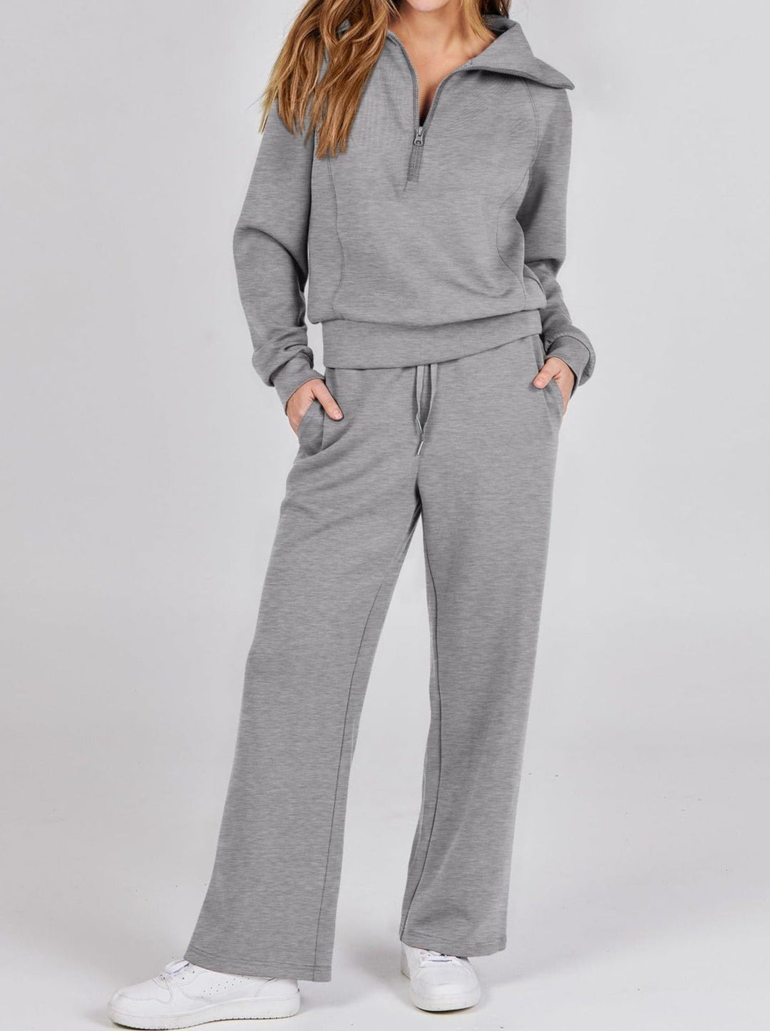 Marie | Damen Zweiteiliges Zip Loungewear Set