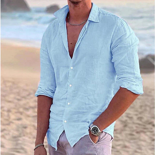 Hans | Retro Poloshirt mit Streifen für Herren