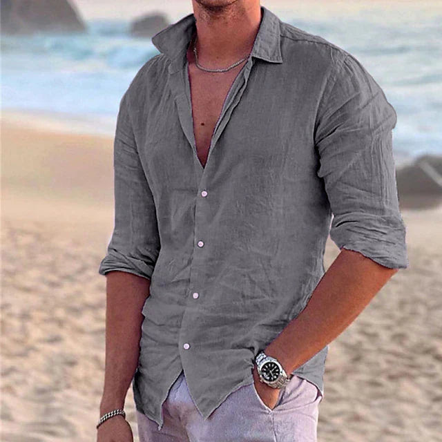 Hans | Retro Poloshirt mit Streifen für Herren