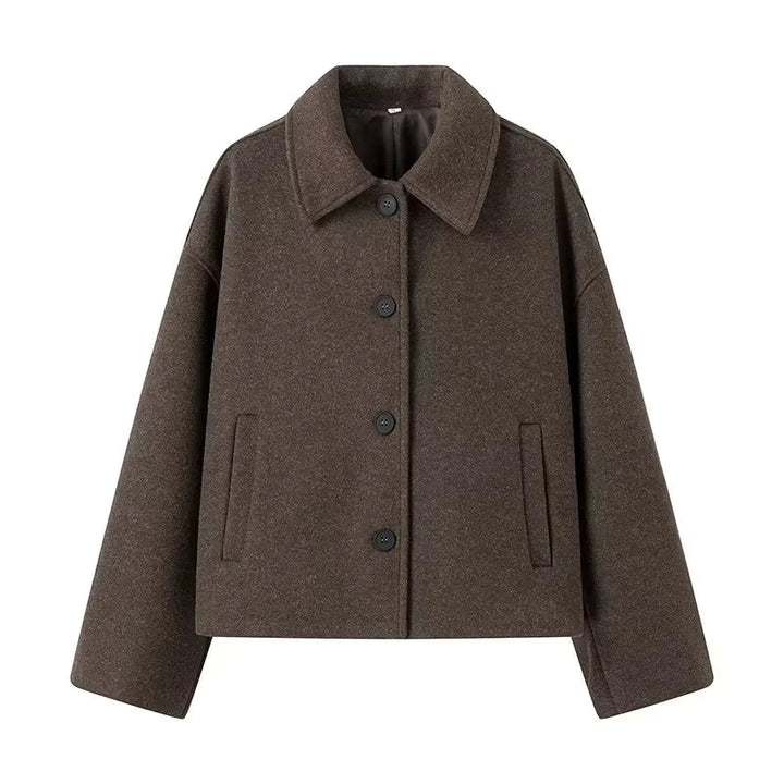 Doris | Damen Kurze Jacke mit Knopfleiste