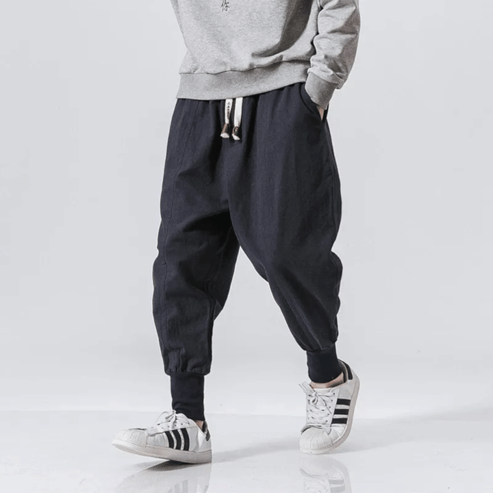 Andreas | Streetwear Locker geschnittene Knöchel-Joggerhosen