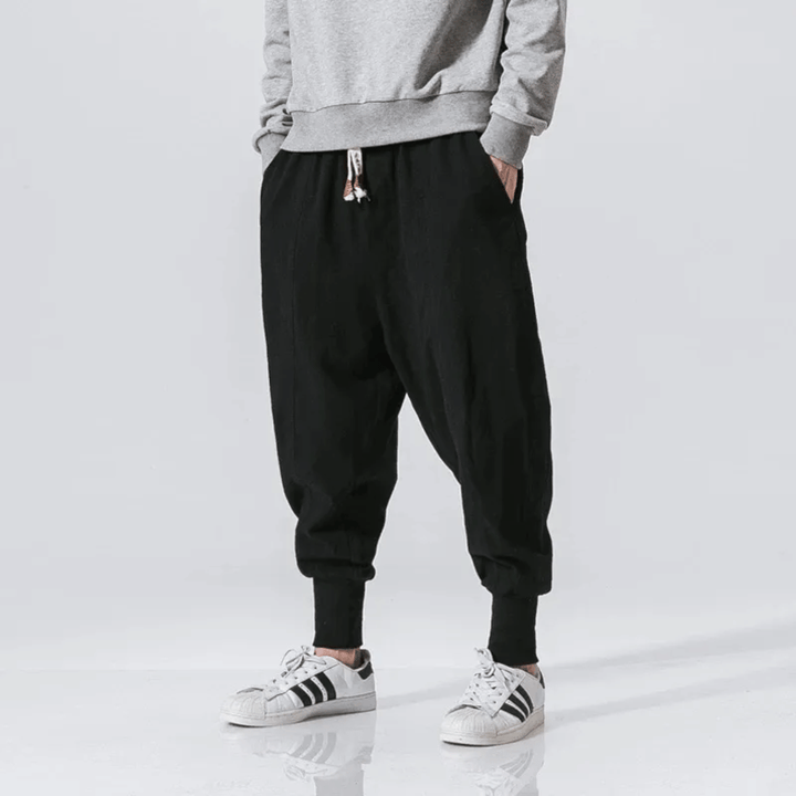 Andreas | Streetwear Locker geschnittene Knöchel-Joggerhosen