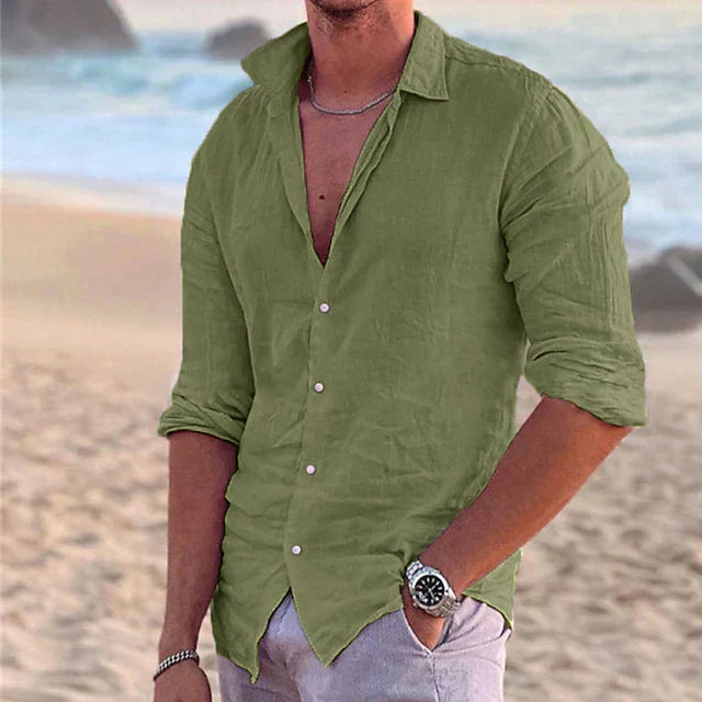 Hans | Retro Poloshirt mit Streifen für Herren