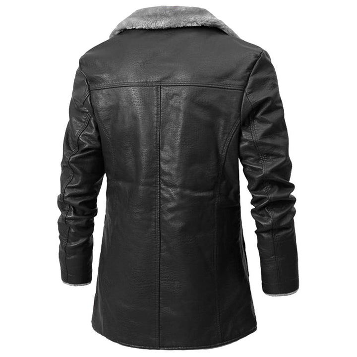 Reinhard | Herren Winter-Lederjacke mit warmem Fellfutter